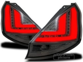 Ford Fiesta MK7/JA8 Light-tube LED Rückleuchten +LED Blinker/Smoke-Glas Bj.08-12