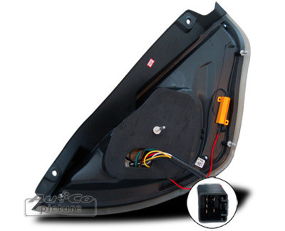 Ford Fiesta MK7/JA8 Light-tube LED Rückleuchten +LED Blinker/Smoke-Glas Bj.08-12 – Bild 2