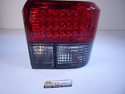 VW T4 LED Rückleuchten Rot Smoke / Rauch Glas europweit zugel. Bj.1990-2003 – Bild 6