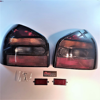 Audi A3 8L Rückleuchten Set Schwarz Smoke Bj.1996-2003 Europaweit zugelassen – Bild 2