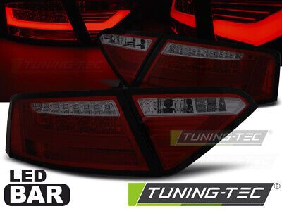 Audi A5 8T3 Coupe LED Lightbar Rückleuchten Rot-Smoke +Sportback ab Bj.2007-2011