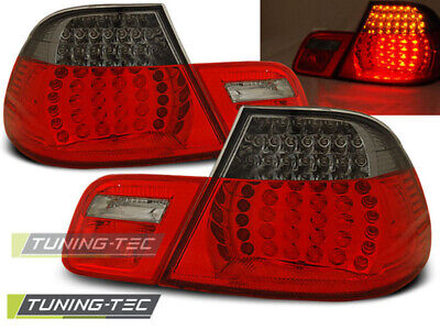 BMW E46 Coupe LED Rückleuchten ROT-Schwarz-Smoke Glas+LED Blinker 4.1999-3.2003