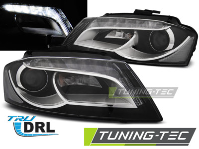 Audi A3 8P LED Tagfahrlicht Scheinwerfer Neon schwarz Bj.2009-2013 Europaw.zugel