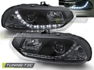 Scheinwerfer Alfa Romeo 156 LED Tagfahrlicht Optik Black, schwarz 1997-2003