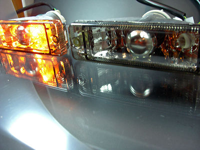 Frontblinker für VW Polo 86C Coupe/StufenheckChrom Klar Glas Standlicht europ.zu – Bild 3