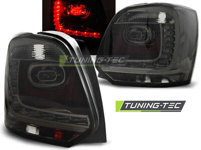 LED Rückleuchten VW Polo 6R Links+Rechts Schwarz 2009-2013 Europaweit zugelassen