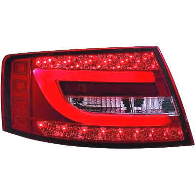LED Rückleuchten Audi A6 4F Limousine in Rot Klar Lightbar / 6 Pin E.Prüfzeichen