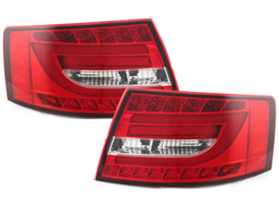 LED Rückleuchten Audi A6 4F Limousine in Rot Klar Lightbar / 6 Pin E.Prüfzeichen – Bild 4