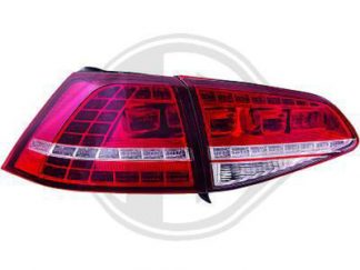 VW Golf 7 VII Limousine LED Design RückleuchtenRot-klar Glas.Europaw.zugelassen