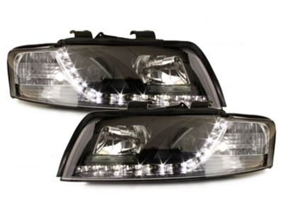 Audi A4 8E LED Tagfahrlicht Scheinwerfer schwarz ECE R87 Zulassung SWA04LGXB