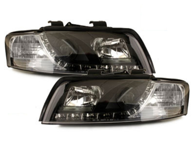 Audi A4 8E LED Tagfahrlicht Scheinwerfer schwarz ECE R87 Zulassung SWA04LGXB – Bild 4