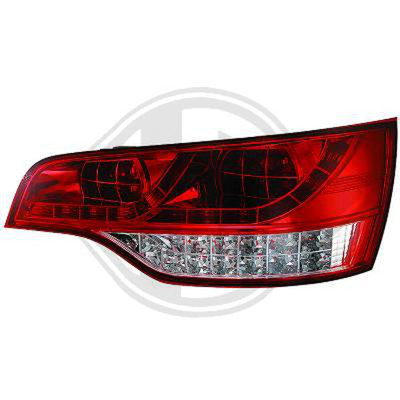 Audi Q7 4L LED Rückleuchten Rot-Klar Glas Baujahr 2005-2009 Europaw.zugelassen