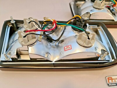 VW Golf 1 + Cabrio Rückleuchten Rot-klar Glas, Crystal 1974-1993,schmale Ausf. – Bild 13