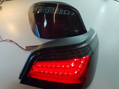 BMW 5er E60 Limousine LED Lightbar Rückleuchten Heckleuchten Dunkel Rot Bj.03-07 – Bild 6