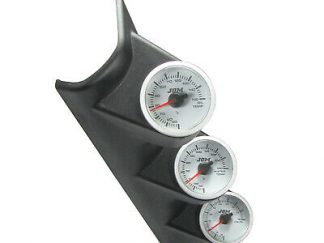 Jom 3 Fach 3er Halter für A-Säule, Anzeige Zusatz Instrument 52mm Schwarz.ABS