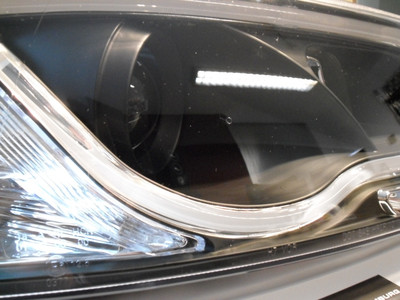 Scheinwerfer Audi A3 8P LED Tagfahrlicht R87 Zulassung Neon schwarz Bj.2009-2013 – Bild 6