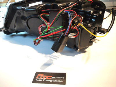 Scheinwerfer Audi A3 8P LED Tagfahrlicht R87 Zulassung Neon schwarz Bj.2009-2013 – Bild 12