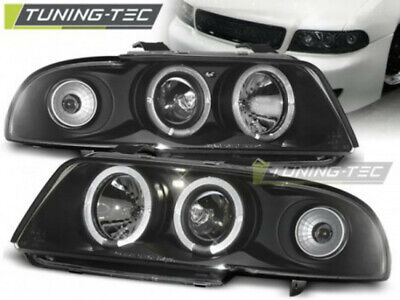 LED Angeleyes Scheinwerfer Audi A4 B5 Limousine+Avant 1994-1999 Schwarz Euro.zug