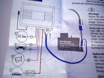 VW Golf 3 Plug and Play Auto Funk Fernbedienung f Zentralverriegelung spezifisch – Bild 10
