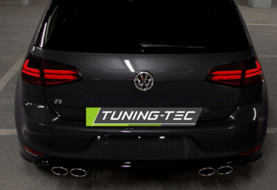 VW Golf 7 VII Voll LED Lightbar Rückleuchten,Heckleuchten,SchwarzSmoke Rauch