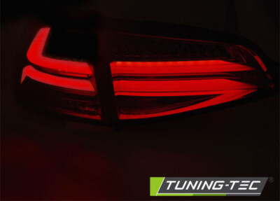 VW Golf 7 VII Voll LED Lightbar Rückleuchten,Heckleuchten,SchwarzSmoke Rauch – Bild 3