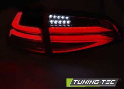 VW Golf 7 VII Voll LED Lightbar Rückleuchten,Heckleuchten,SchwarzSmoke Rauch – Bild 5