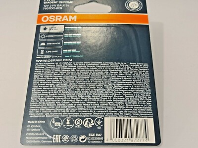 Osram Diadem PY21W Blinker BAU15S Glühbirnen, Birne 21Watt Chrome Look – Bild 6