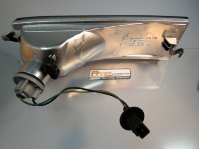 Frontblinker Blinker VW Golf 3 + Vento Schwarz-Chrom Dummy-NSW Nebelscheinwerfer – Bild 4