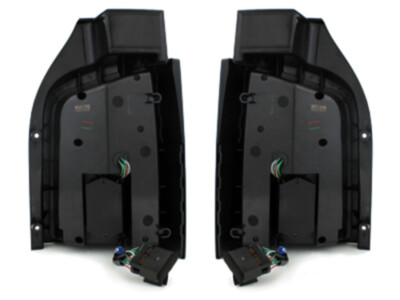 VW T5 Voll LED Rückleuchten,Heckleuchten Schwarz-Smoke 2003-2015, 2 Türer, Türen – Bild 5