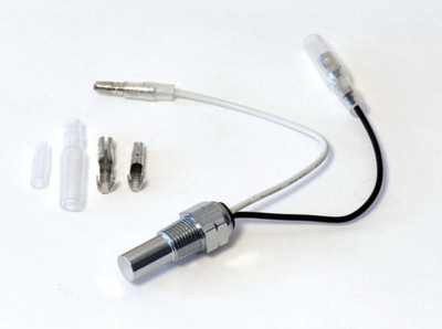 Raid hp SR Line Zusatz Instrument Wasser Temperatur Anzeige+Sensor rot weiß 52mm – Bild 3