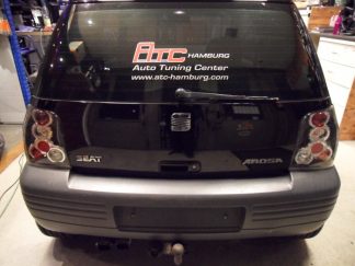 Seat Arosa 6H,VW Lupo Rückleuchten schwarz-klar, 1997-2000, Halogen
