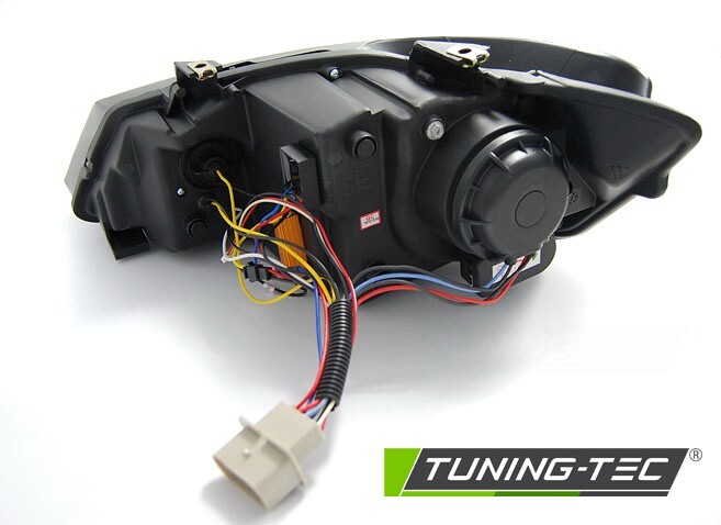 VW Polo 6R Scheinwerfer LED Tagfahrlicht Optik Schwarz,Halogen 2009-2014 – Bild 3