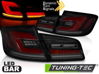 BMW F10, 5er Voll LED Rückleuchten,Schwarz-Smoke Dynamik Blinker 2010-2016, SEQ