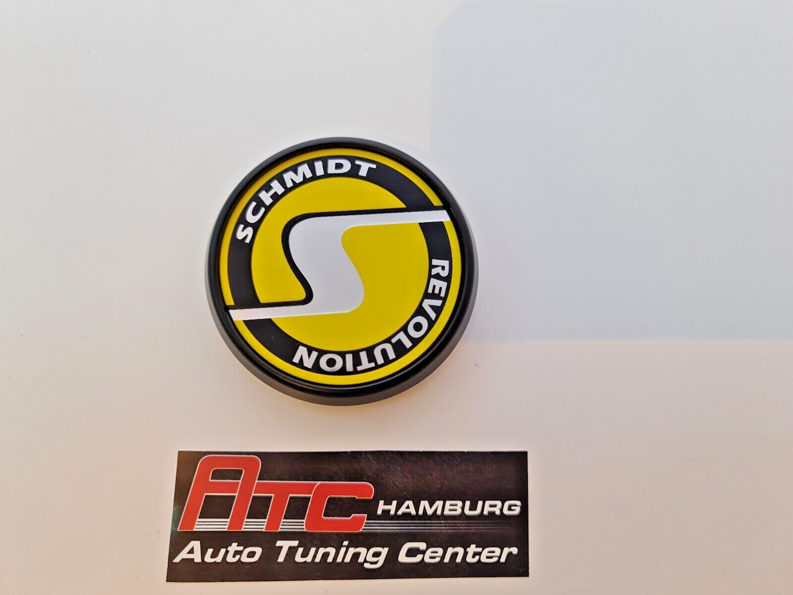 Schmidt Nabendeckel SC3 Schwarz-Gelb, flach 4 Stück 63,3mm Bohrung, Ersatz SC1 – Bild 7