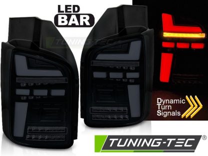 VW T6.1 LED Lightbar Rückleuchten Schwarz SEQ Blinker, Lauflicht,Twin D. 2020-