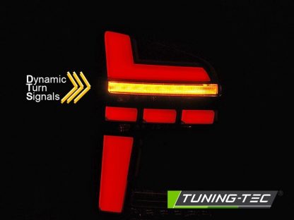 VW T6.1 LED Lightbar Rückleuchten Schwarz SEQ Blinker, Lauflicht,Twin D. 2020- – Bild 5