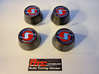 Schmidt Nabendeckel SC2 Schwarz matt Rot 4x 63,3mm Bohrung,Schmidt Alufelgen