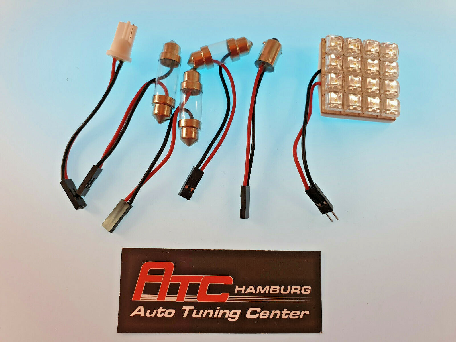 Led Innenraum Beleuchtung,Dectane Panel 16 LED+Adapter,Soffitte,T10,5W5,BA9S,T4W