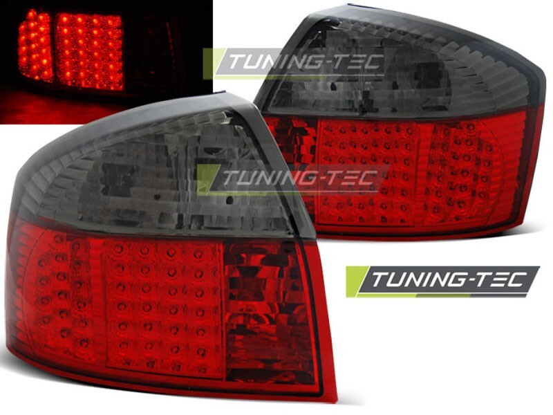 Audi A4 B6 8E LED Rückleuchten, Heckleuchten,Rot-klar Glas Limousine 2000-2004