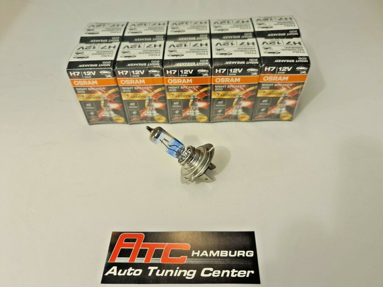 Osram H7 Cool Blue Intense Glühbirnen Leuchtmittel, Weiß Birne 55 Watt 5000K – Bild 3