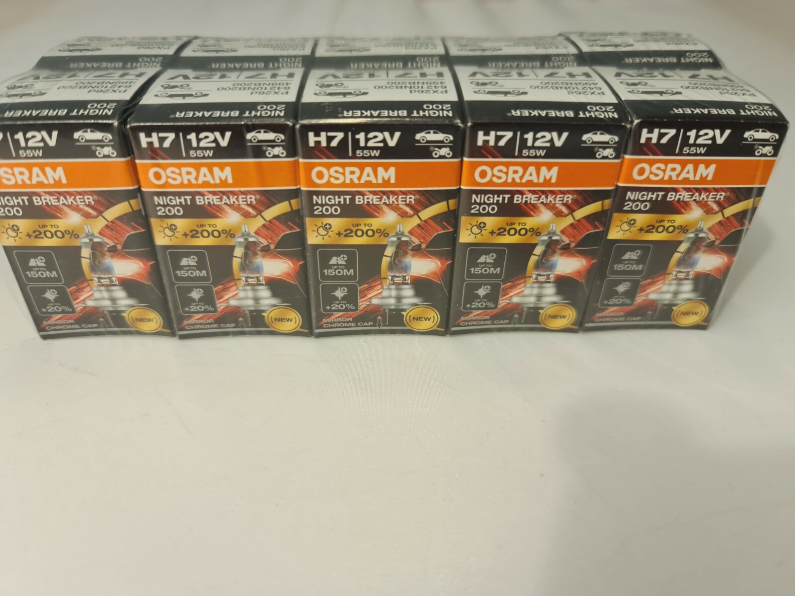 Osram H7 Cool Blue Intense Glühbirnen Leuchtmittel, Weiß Birne 55 Watt 5000K – Bild 9