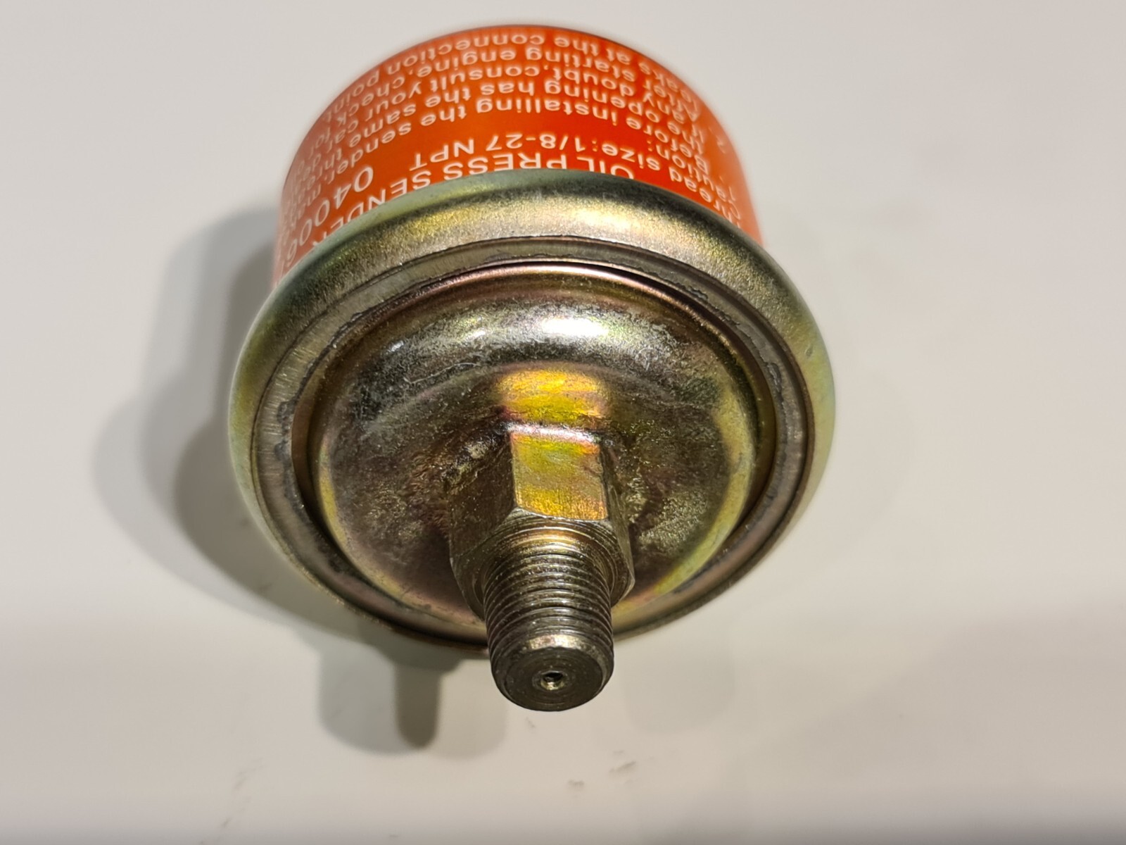 Digital Öldruck Anzeige Zusatz Instrument 52mm weiß Grün+ Öldruckdose, Geber – Bild 15