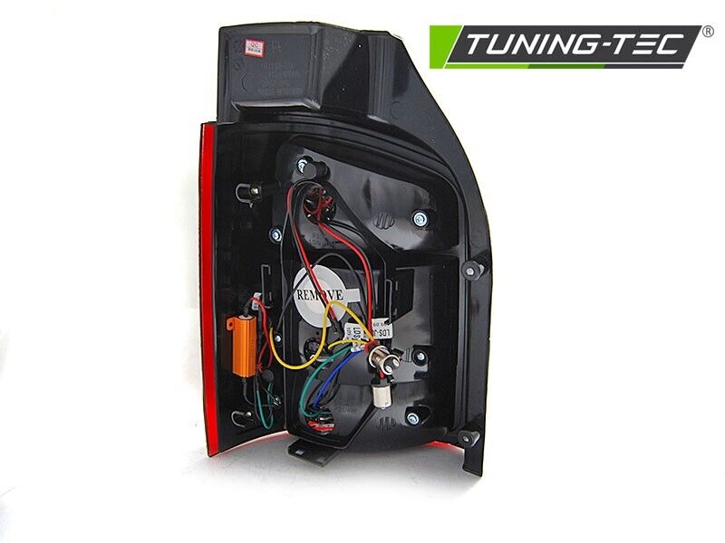 VW T5 LED Rückleuchten Rot-Weiß, klar, Flügeltüren 2009-2015 LED Blinker – Bild 3