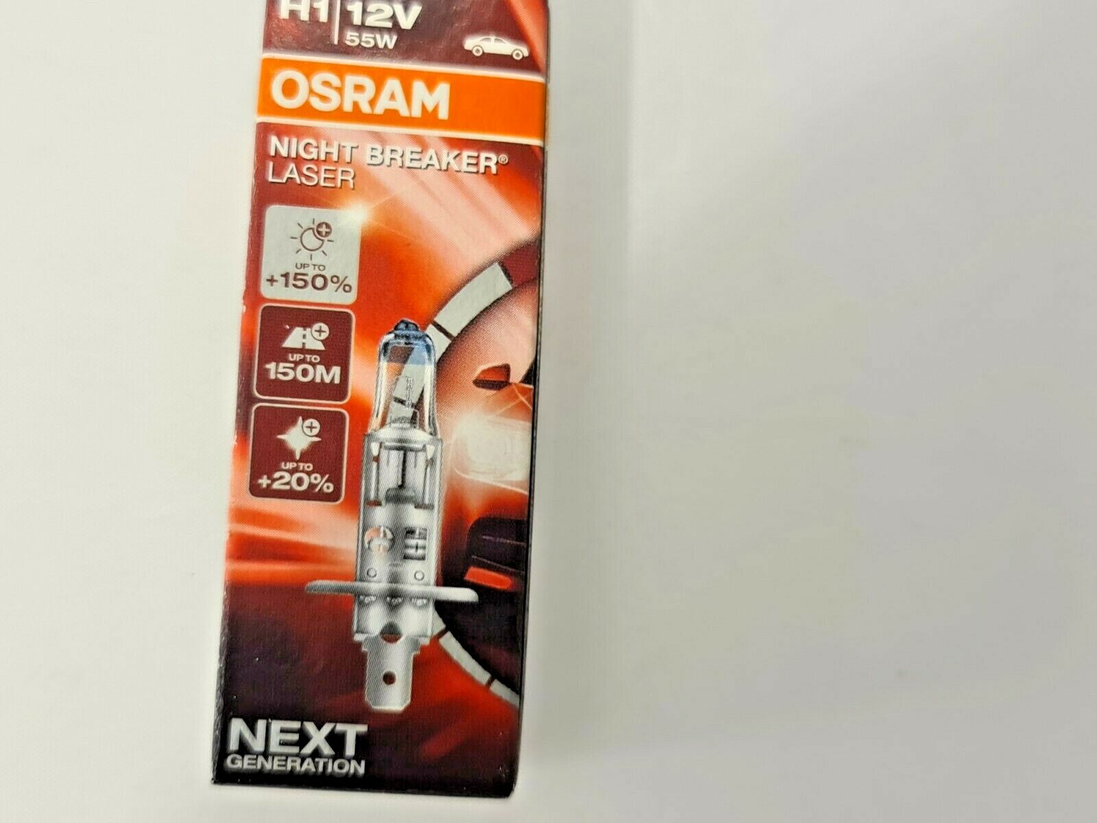 2x Osram H1 Night Breaker Laser Glühbirnen Leuchtmittel,Birne 55 Watt Xenon Look – Bild 8