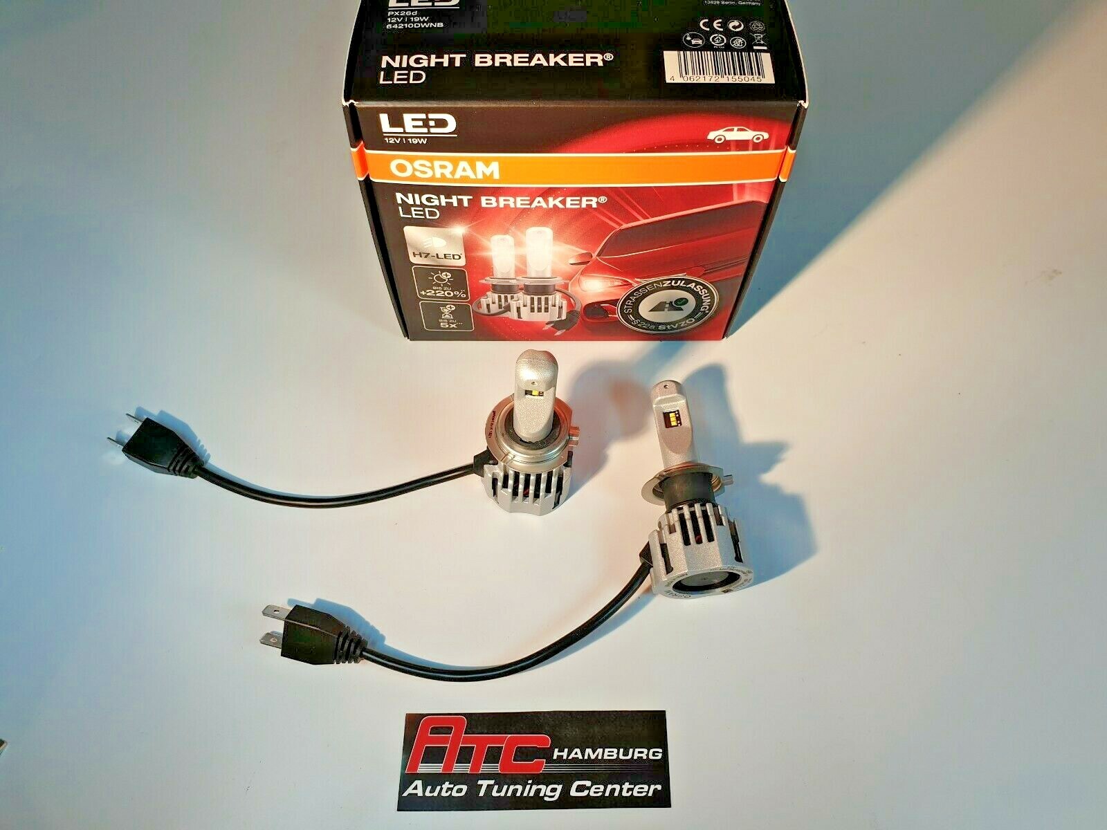 Osram H7 LED Night Breaker 19Watt §22A Zulassung, Glühbirnen Leuchtmittel,Birnen – Bild 2