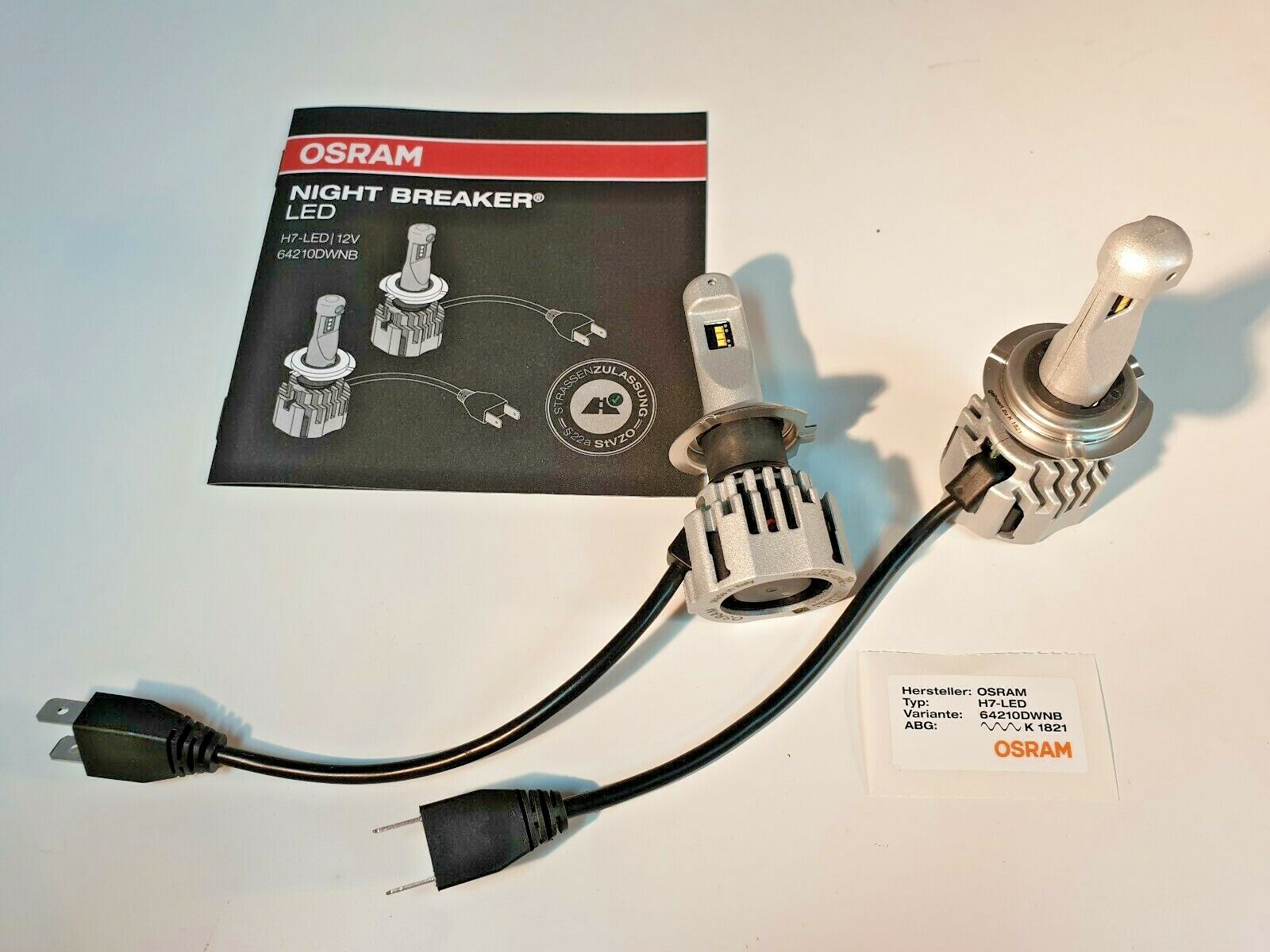 Osram H7 LED Night Breaker 19Watt §22A Zulassung, Glühbirnen Leuchtmittel,Birnen – Bild 8