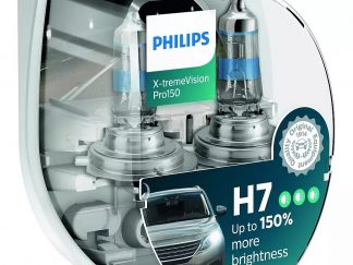 Philips H7 X-treme-Vision Pro 150% Glühbirnen Leuchtmittel, Birne weiß 55Watt