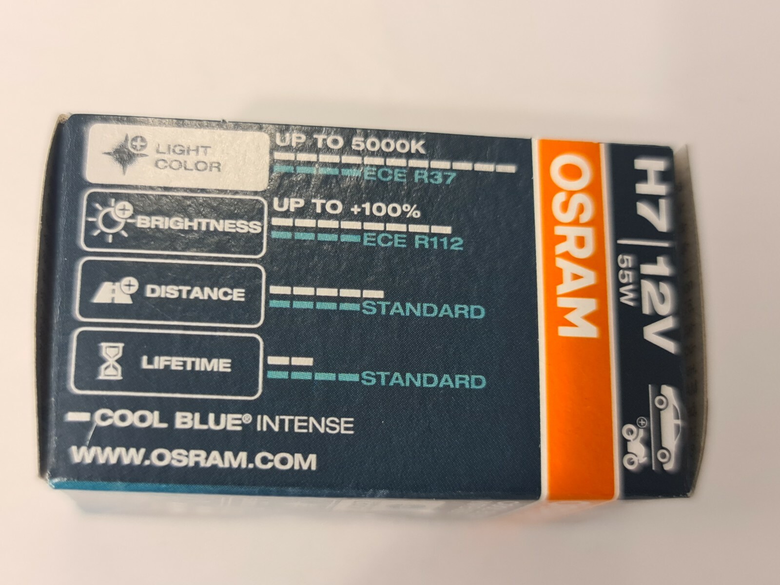 Osram H7 Cool Blue Next Generation, Xenon Optik,5000K,55 Watt Coolblue,Xenonlok – Bild 4