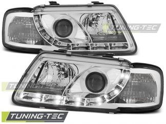 Audi A3 8L Scheinwerfer LED Tagfahrlicht Optik Chrom klar Bj.1996-2000
