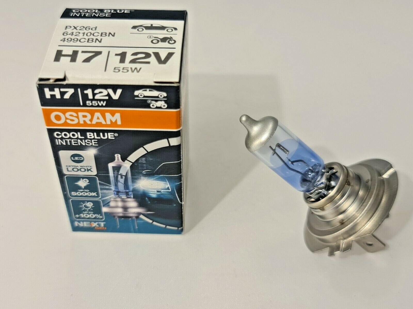 Osram H7 Cool Blue Next Generation, Xenon Optik,5000K,55 Watt Coolblue,Xenonlok – Bild 5
